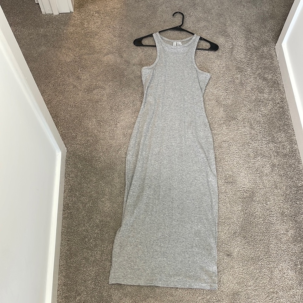 H&M ribbed midi dress